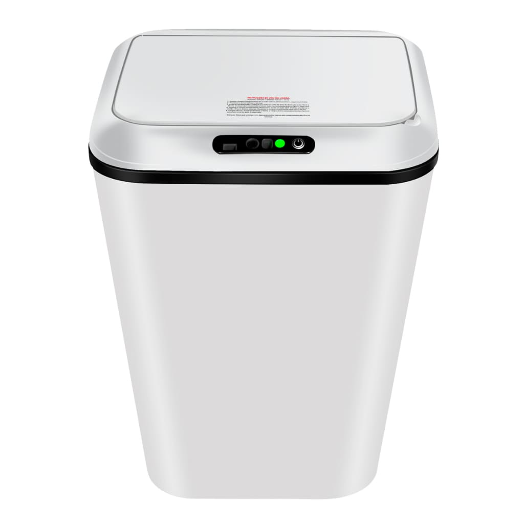 Lixeira Sensor Automática Inteligente de Banheiro Cozinha Escritório Capacidade 16 Litros