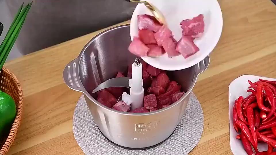 Picador De Alimentos Moedor De Carne Mixer Elétrica Processador  110v-220v
